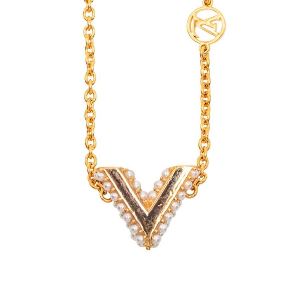 LOUIS VUITTON Gold Pearl Charm Bracelet - Picture 5 of 8